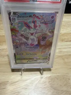 2021 Pokemon Evolving Skies Sylveon VMAX 212/203 PSA 10 GEM MINT Alt Art - Image 4