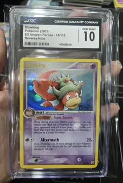 CGC 9 MINT Slowking 14/115 Holo Pokemon 2005 EX Unseen Forces - Image 1
