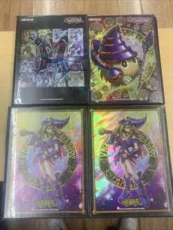 Lot Of 4 Official YuGiOh BINDERS PORTFOLIO | Konami 9-Pocket Dark Magician Girl - Image 1