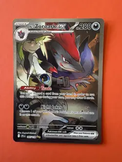 Pokemon N’s Zororak ex 185/159 SIR Journey Together - Image 1