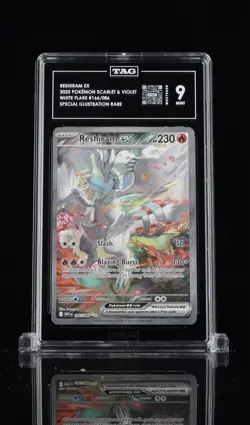 Pokemon TCG Reshiram EX White Flare Card 166/086 - Image 1