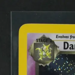 2000 POKEMON TEAM ROCKET #1/82 DARK ALAKAZAM HOLO RARE - Image 3