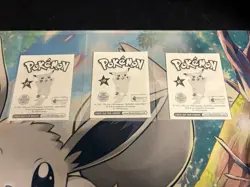 Vintage Pokemon Merlin Sticker Lot Of 3 - Regular - Near Mint - Image 2