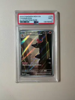 2023 Pokemon MEW 151 EN 169/165 Charmeleon Illustration Rare IR PSA 9!! - Image 1