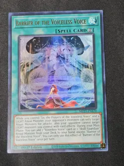 Yugioh - Barrier of the Voiceless Voice - MP25-EN170 - Ultra Rare - NM/M - Image 1