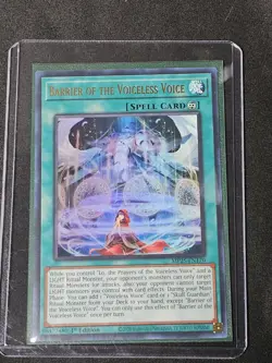 Yugioh - Barrier of the Voiceless Voice - MP25-EN170 - Ultra Rare - NM/M - Image 2