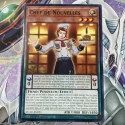 Chef de Nouvelles DUAD-EN023 Duelist's Advance 1st Edition - Yugioh Card M/NM - Image 1