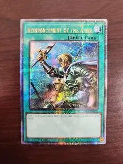 Reinforcement of the Army Quarter Century Secret 1st Ed RA01-EN051 NM Yugioh - Image 1