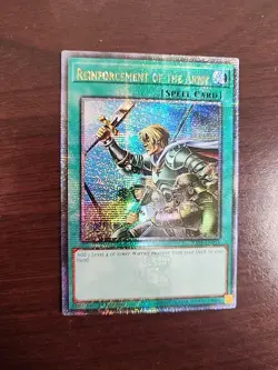 Reinforcement of the Army Quarter Century Secret 1st Ed RA01-EN051 NM Yugioh - Image 4