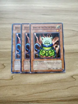 Yu-Gi-Oh! - Spirit Of The Pot Of Greed 3X - Complete Playset - Image 1