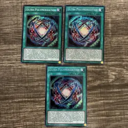 Ultra Polymerization (Playset) - x3 | Secret Rare | MACR-EN052 | 1st Edition NM - Image 2