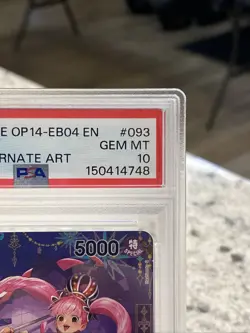 PSA 10 ~ ONE PIECE OP-14-EB04 #093 ~ PERONA SPECIAL ALTERNATE ART - Image 3
