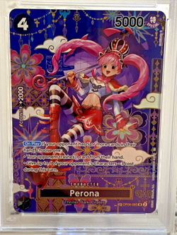 PSA 10 ~ ONE PIECE OP-14-EB04 #093 ~ PERONA SPECIAL ALTERNATE ART - Image 4