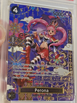 PSA 10 ~ ONE PIECE OP-14-EB04 #093 ~ PERONA SPECIAL ALTERNATE ART - Image 5