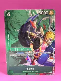 Sanji (Winner Pack 2025 Vol. 1) EB01-014 One Piece Promotion Cards Foil - Image 1
