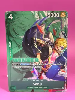 Sanji (Winner Pack 2025 Vol. 1) EB01-014 One Piece Promotion Cards Foil - Image 2