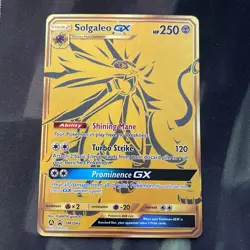 Solgaleo GX Full Art Sun & Moon Black Star Promo - SM104A Pokemon Card - Image 1