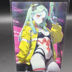Rebecca Cyberpunk Anime Waifu Card Doujin ACG Goddess Holo - Image 1