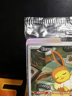 Eevee Pokemon S&V Black star #173 Prismatic Evolution Promo Cards Holo - Image 3