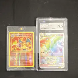 Pokemon Brilliant Stars Charizard & Charizard VSTAR Rainbow Rare 2 Cards 2022 - Image 1