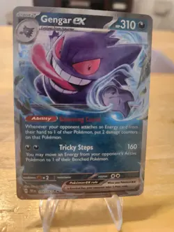 Gengar ex - 104/162 - Pokemon Temporal Forces Ultra Rare Card NM - Image 1