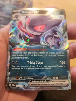Gengar ex - 104/162 - Pokemon Temporal Forces Ultra Rare Card NM - Image 2
