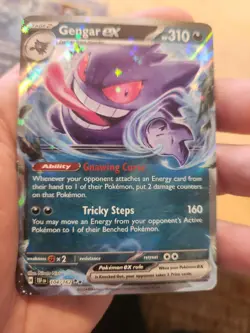 Gengar ex - 104/162 - Pokemon Temporal Forces Ultra Rare Card NM - Image 3