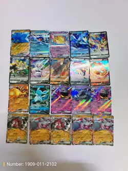 Pokemon S-Chinese EX/V Holo Rare Card Lot (20 Cards) - Annihilape ex, Garchomp e - Image 1