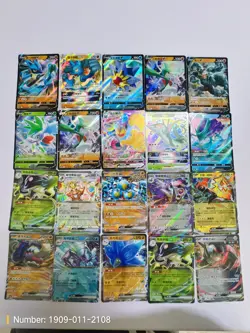 Pokemon S-Chinese EX/V/VMAX Holo Rare Card Lot (20 Cards) - Lucario VSTAR, Macha - Image 1