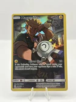 Pokemon TCG Magnemite Holo Secret Rare Card Cosmic Eclipse 242/236 - Image 1