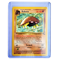Kabuto 50/62 Pokemon TCG Fossil NM Vintage 1999 Card - Image 1