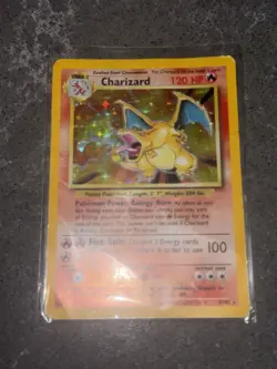 Pokemon TCG Charizard 1999-2000 Base Set Holo Rare Card 4/102 - Image 1