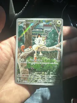 Meowth 106/094 Me02: Phantasmal Flames Holo Crimped error Card - Image 1