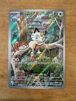 Meowth 106/094 Me02: Phantasmal Flames Holo Crimped error Card - Image 2