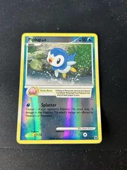 Piplup LV.8 - 72/100 - Reverse Holo - Majestic Dawn - Pokemon Card - LP - Image 2