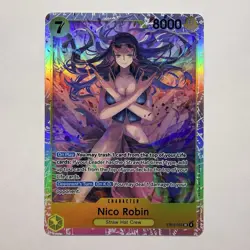 One Piece TCG Heroines Edition Nico Robin SR Foil EB03-055 English Card NM - Image 1
