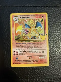 Pokemon TCG Charizard Celebrations Holo Card 4/102 Mint/Near Mint Condition - Image 1