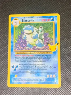 Blastoise 2/102 - Celebrations Classic Collection Pokemon Card - NM - Image 1
