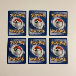 Pokemon GYM CHALLENGE COMPLETE ENERGY SET - 6 Cards WOTC LP - Image 2