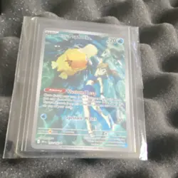 Pokemon Misty's Psyduck Illustration Rare Full Art SV10 197/193 70 HP Card - Image 1