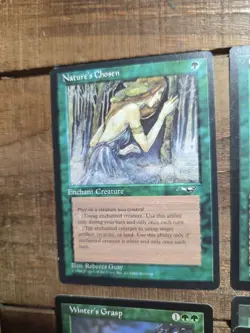 Lot of 11 Green MTG Cards from Urza's Saga edition, Magic the Gathering 1998 - Image 2