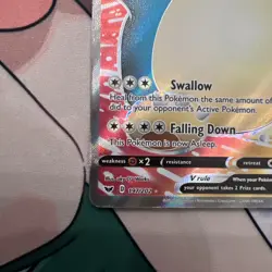 Pokemon Snorlax V Full Art Ultra Rare Holo 197/202 Sword & Shield TCG Card - Image 4