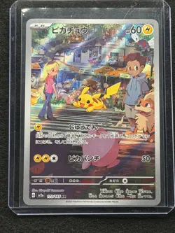 Pikachu 173/165 AR Full Art Pokemon 151 Rare Japanese Card 2023 - NM - Image 1