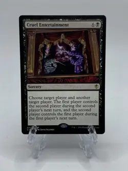 Cruel Entertainment - Commander 2016 C16 - MTG - Rare - Magic The Gathering - Image 1