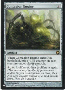 MTG: The List Reprints: Contagion Engine: Lightly Played Condition - Image 1