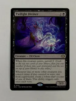 Twilight Diviner 122 Rare Lorwyn Eclipsed Magic: The Gathering Near Mint - Image 1