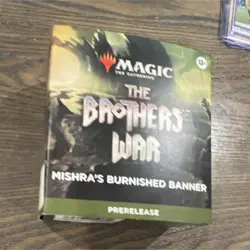 Magic: The Gathering The Brothers' War Mishra Burnished Banner Prerelease Deck - Image 1