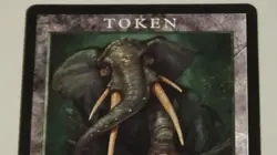 TOKEN Creature - Elephant Arnie Swekel Magic the Gathering 2001 - Image 2