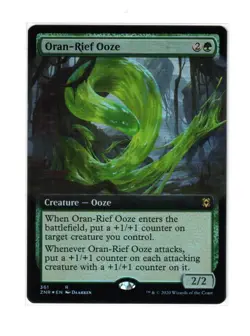 MTG - NM Foil - Oran-Rief Ooze (Extended Art) - Zendikar Rising 361 - Image 1