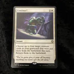ContinueU, 0007 MTG, TMNT Commander, Magic the Gathering, NM/M - Image 1